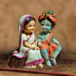 divine radha krishna figurine – spiritual decor showpiece
