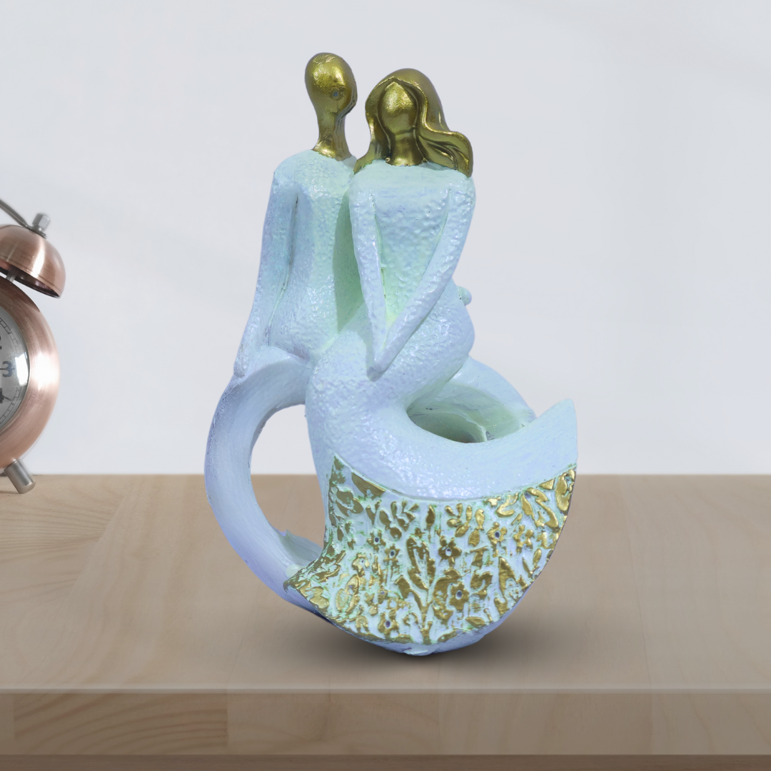 Mermaid Couple Sculpture
