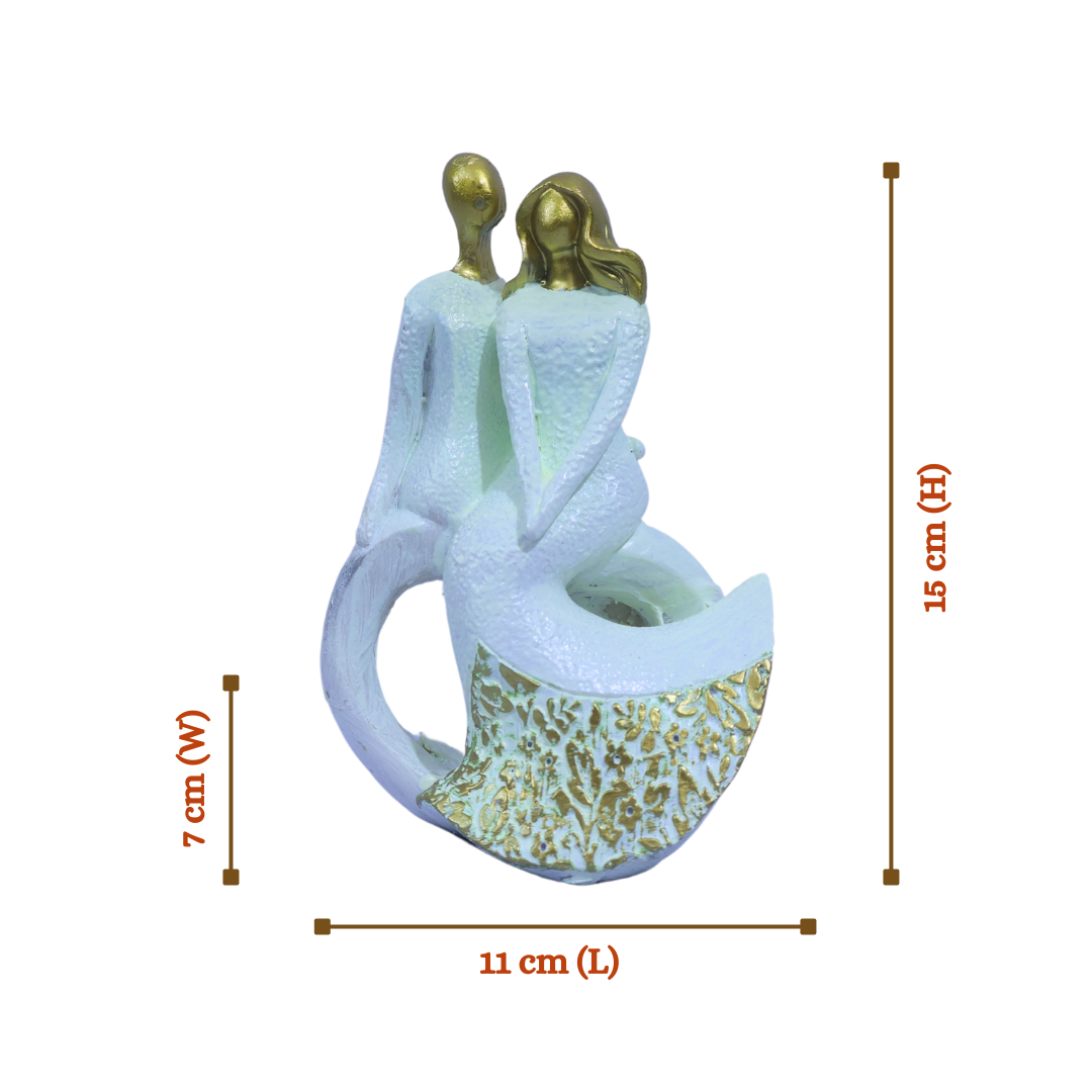 Mermaid Couple Sculpture