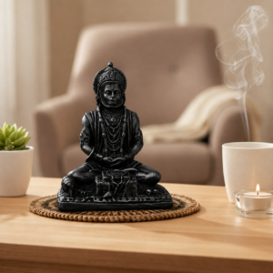 Meditation Hanuman - Black